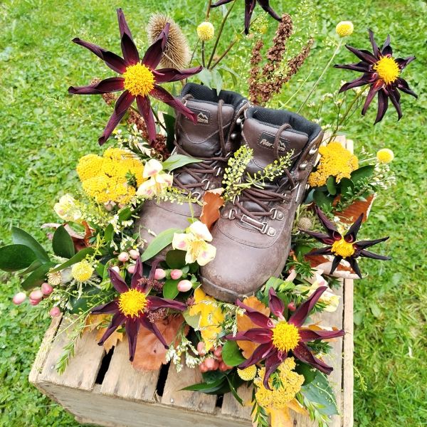 Floriana Floristry - Bespoke Funeral Design - incorporating boots